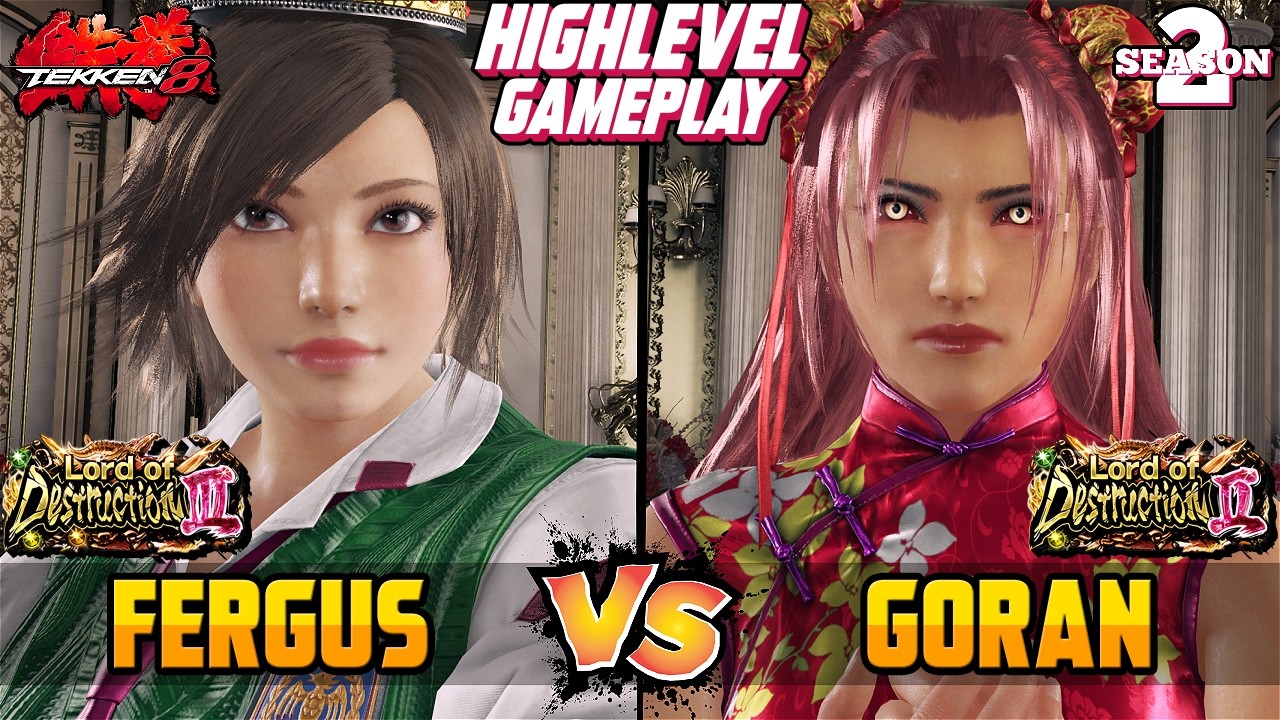 T8 – FERGUS (Asuka Kazama) vs GORAN (Jun Kazama) – Tekken 8 High Level Gameplay