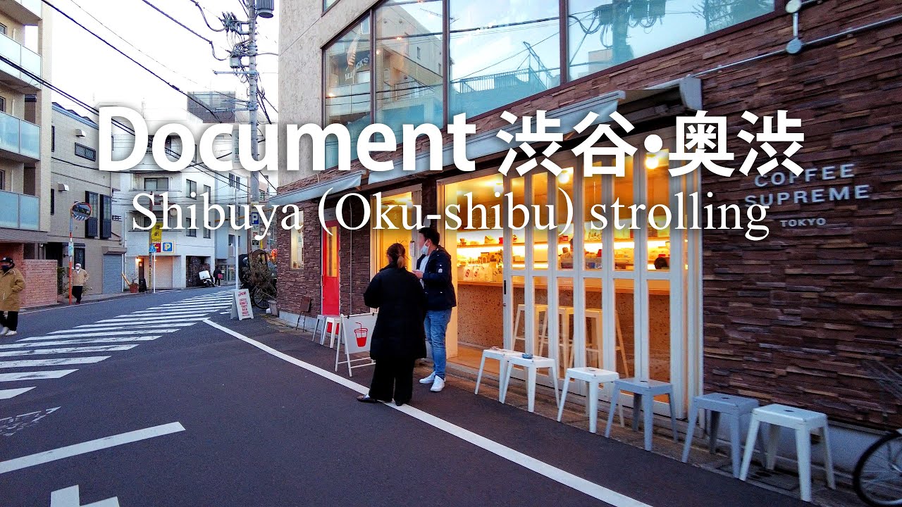 【ドキュメント渋谷・奥渋】センター街から、奥渋エリアを歩こう～SHIBUYA Strolling【4K Japan dji Pcket2】