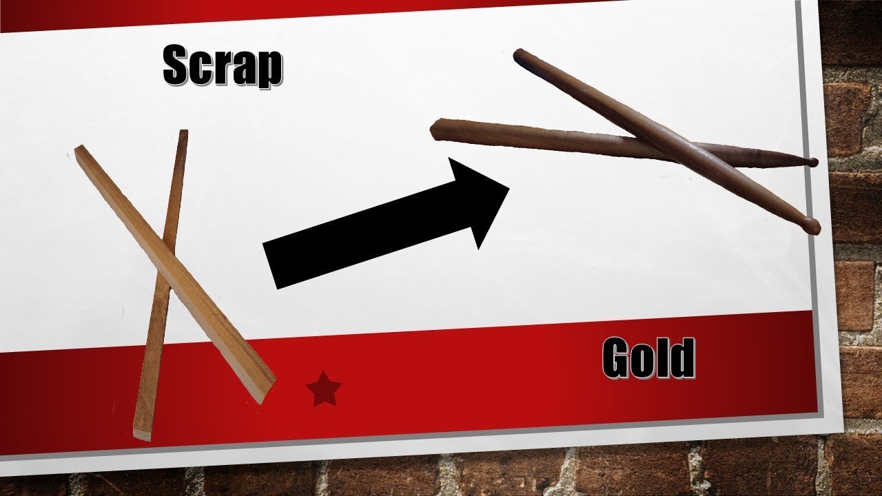 How To Make Drumsticks - Wood Turning Gifts