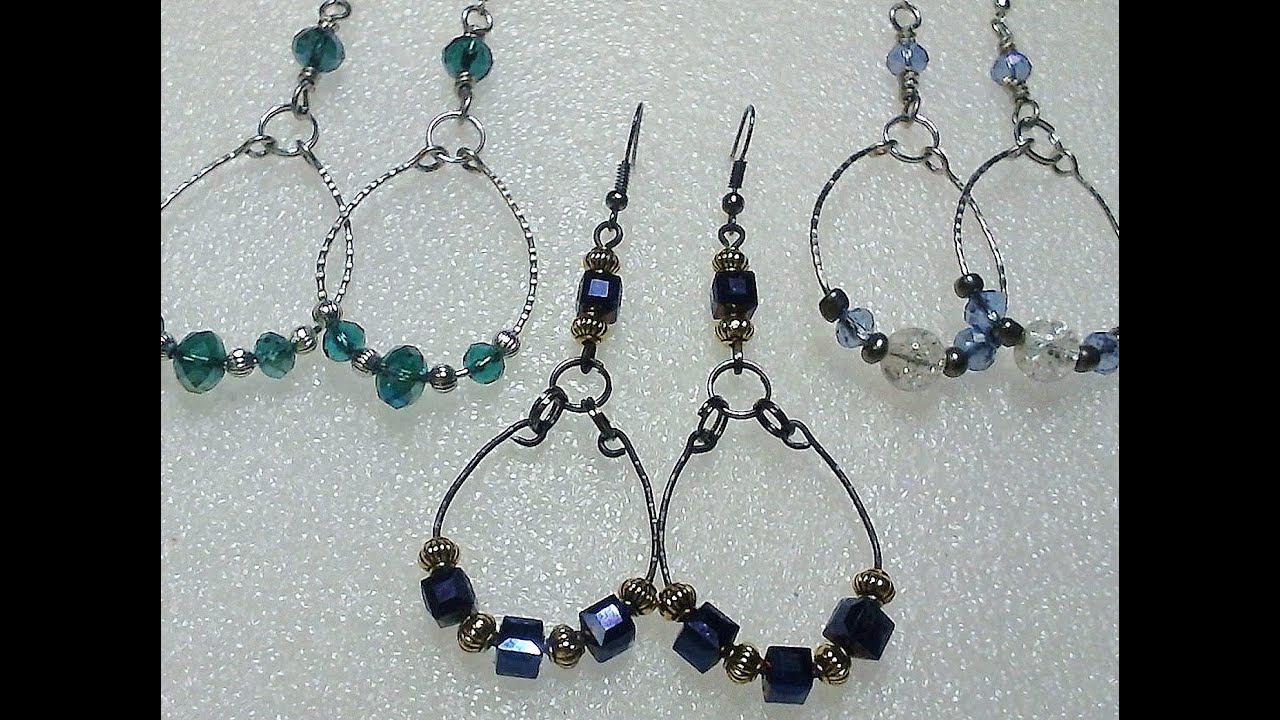 Long Dangle Hoops