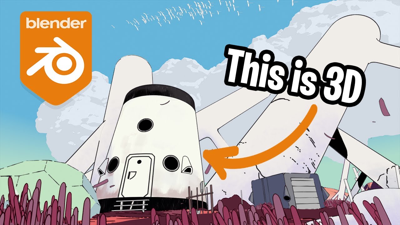 Blender 3D/2D Grease Pencil | Breakdown | - Scavengers Reign