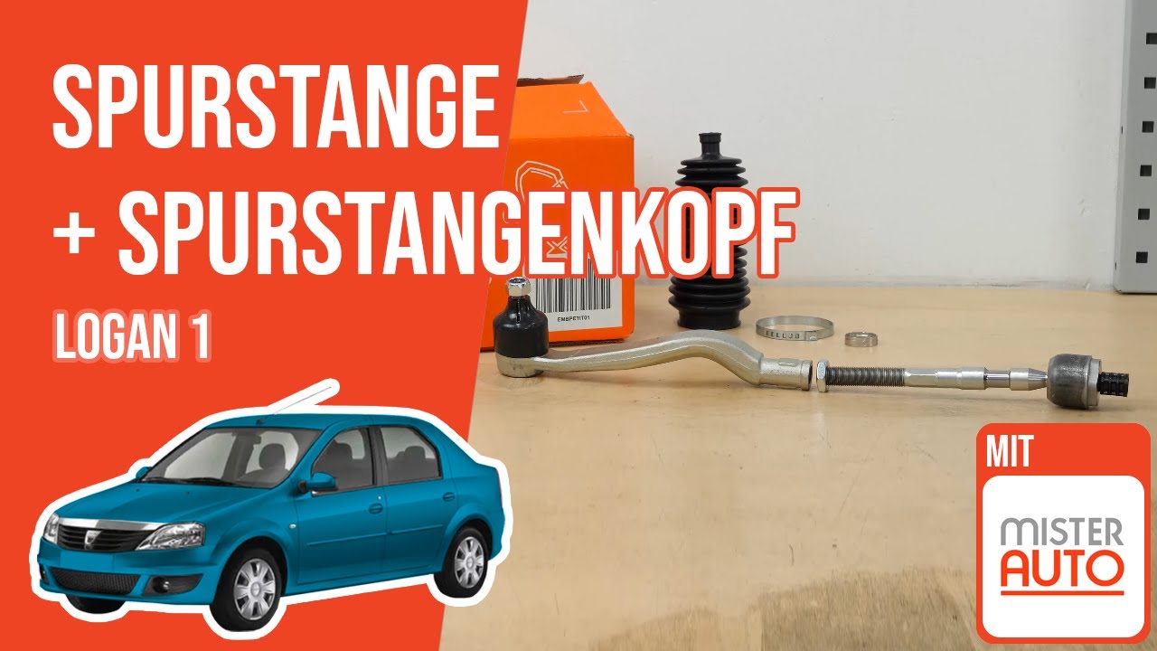 Wie Logan 1 Spurstange, Spurstangenkopf wechseln 🚗
