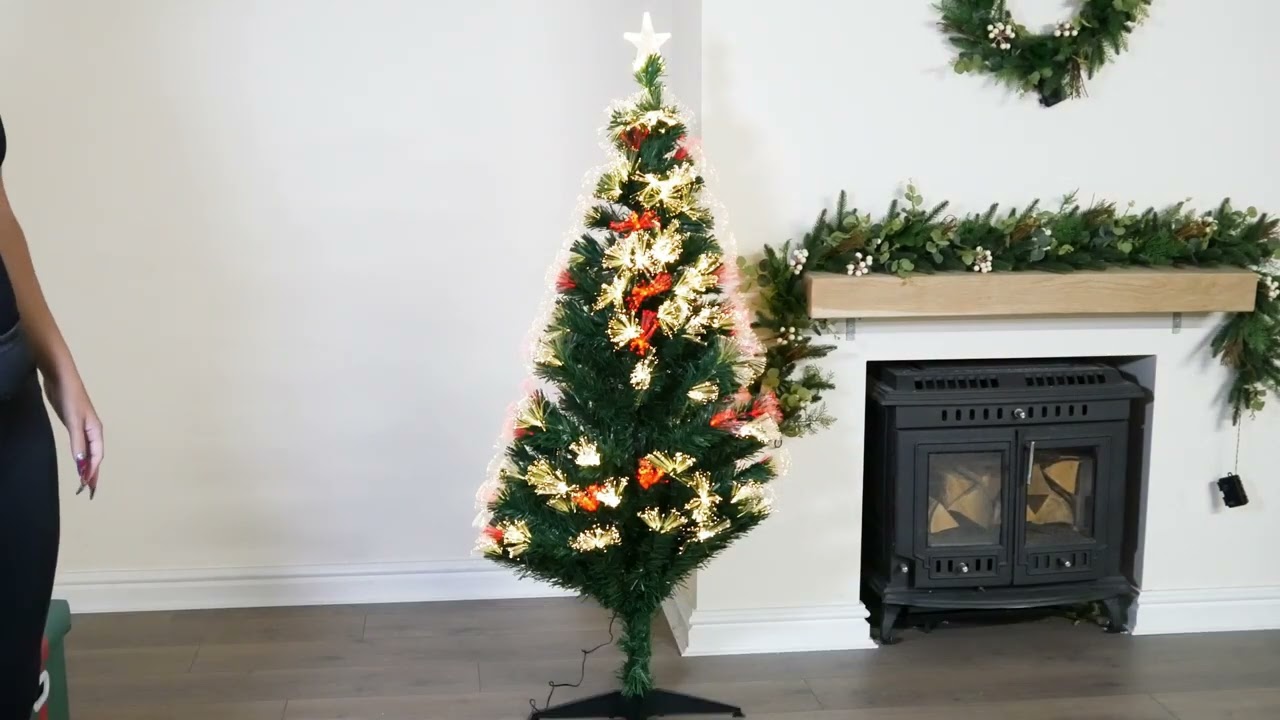 Vesuvius Fibre Optic tree video guide - all sizes
