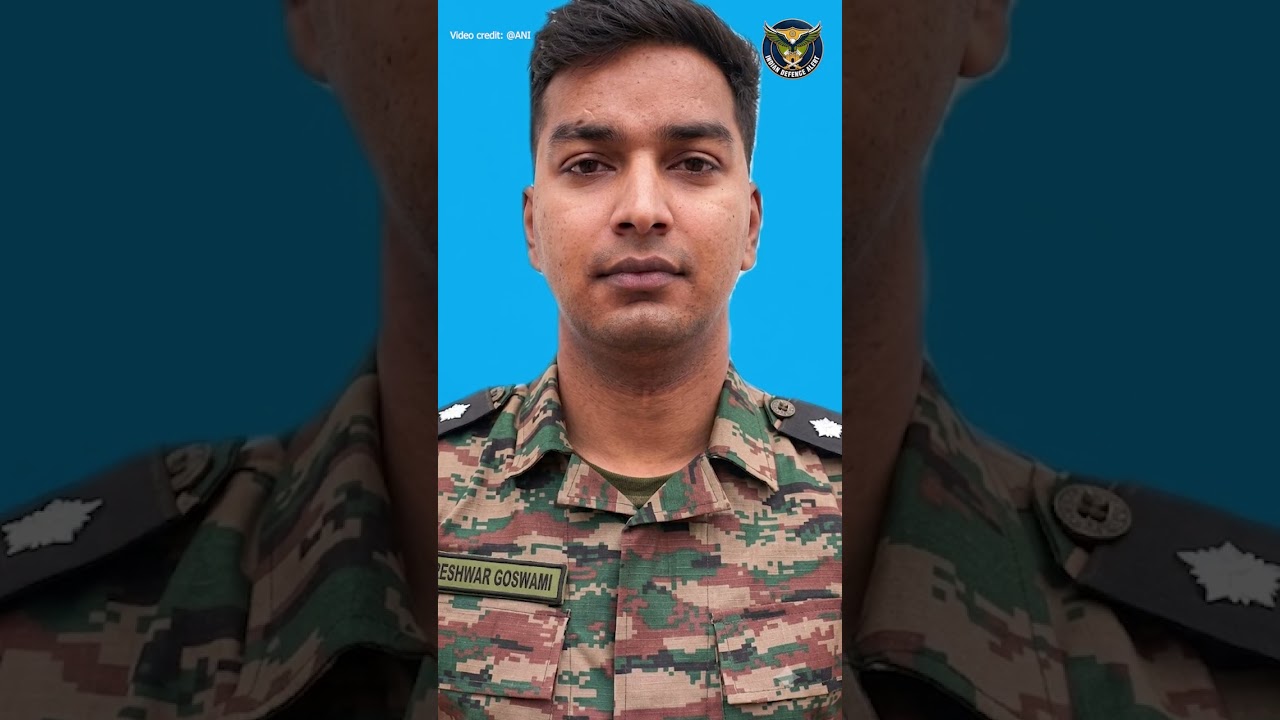 Lieutenant Beereshwar Goswami Martyred in Rajouri | Indian Army Pays Tribute 🇮🇳