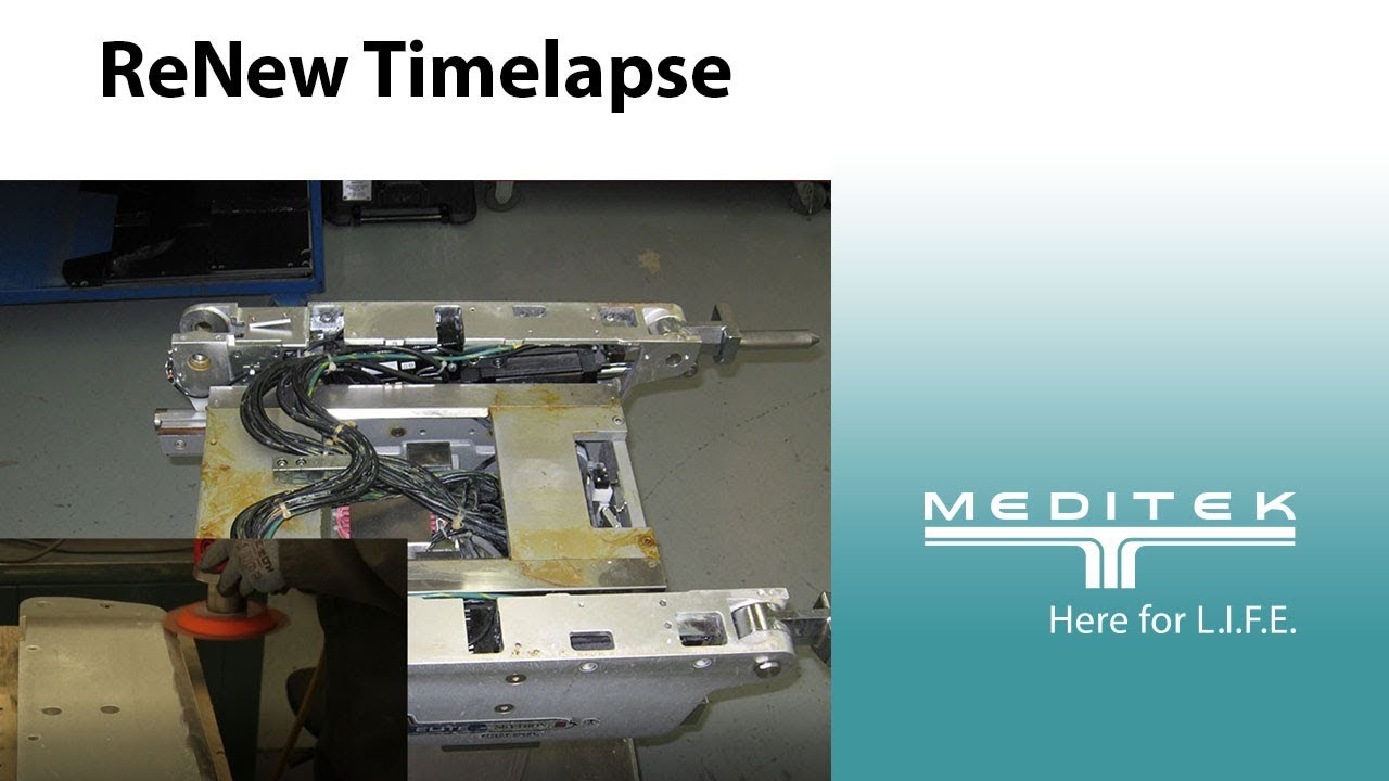ReNew Timelapse of Surgical Table Remanufacturing