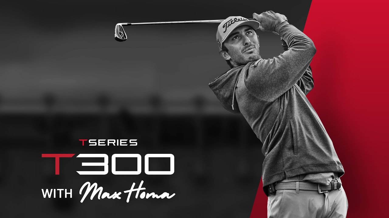 Max Homa Hits The  Titleist T300 Irons