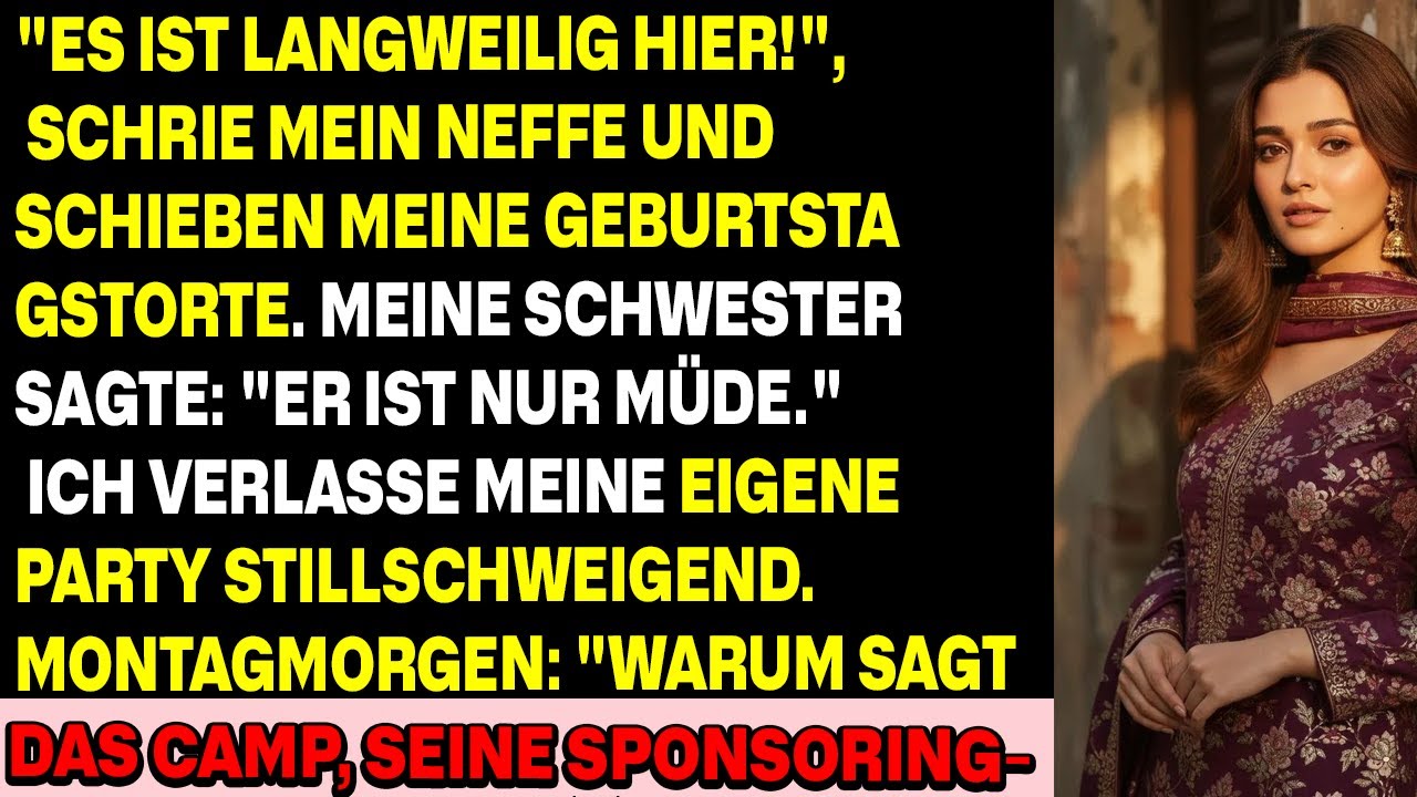 Mein Neffe warf meine Geburtstagstorte weg – weil es „nicht seine Party“ war