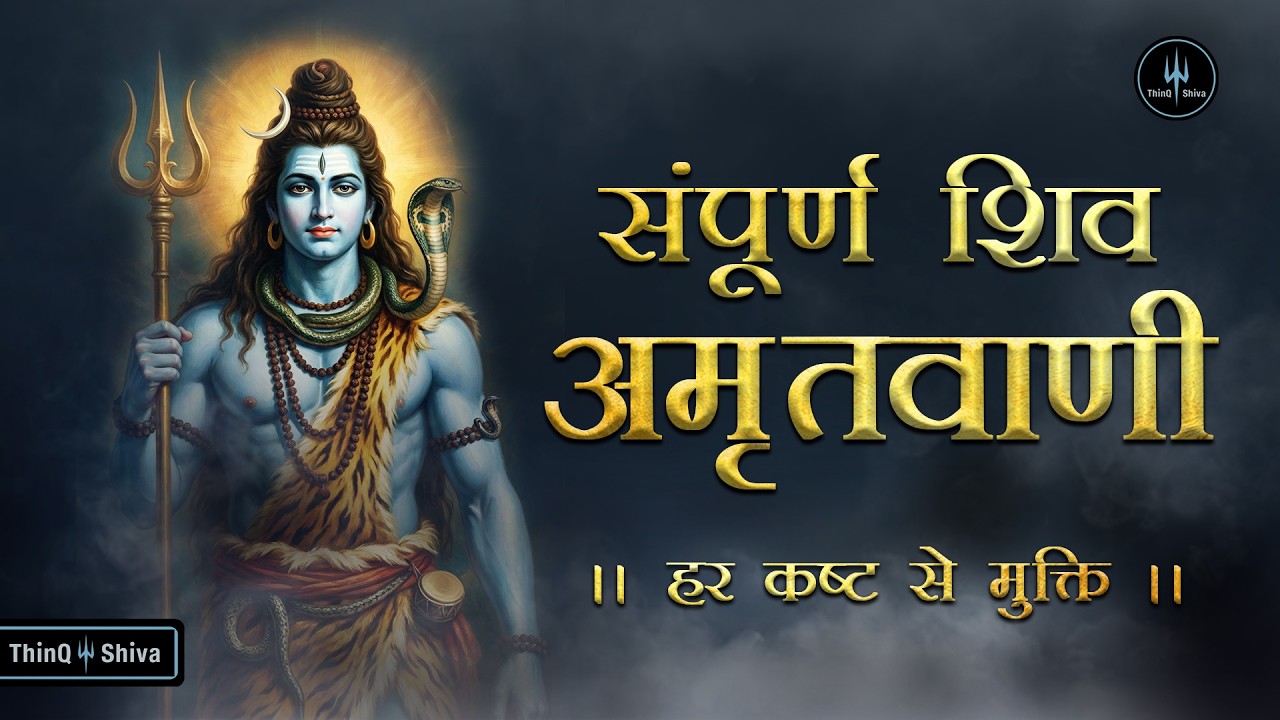 संपूर्ण शिव अमृतवाणी|Most Powerful Shiv Amritvani|Thursday Special|to Remove Negativityसुबह अमृतवाणी