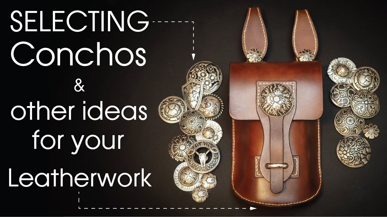 Selecting Conchos & Other Ideas for Your Leatherwork