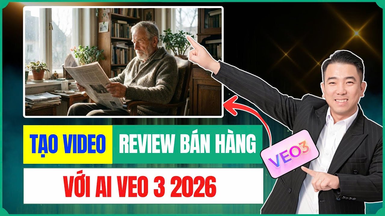 Tạo Video B&aacute;n Content Kiếm Tiền YouTube 2026 Bằng AI Cực Dễ!