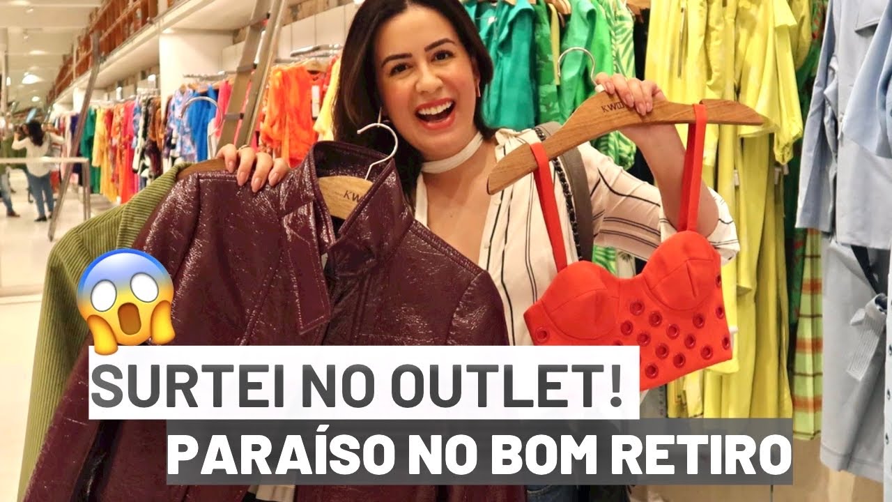 OUTLET NO BOM RETIRO COM MARCAS PREMIUM 🔥 Provador + tour no infantil, masculino e home decor