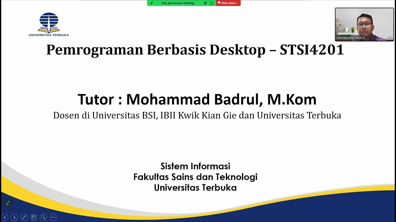 Aktivitas Belajar 14 - Pemrograman Berbasis Desktop - STSI4201