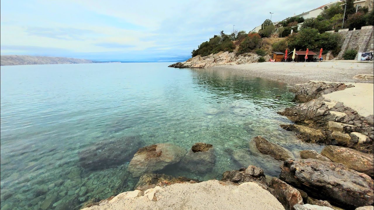 Plaża Senj Chorwacja - pusto i cicho / wrzesień / poza sezonem