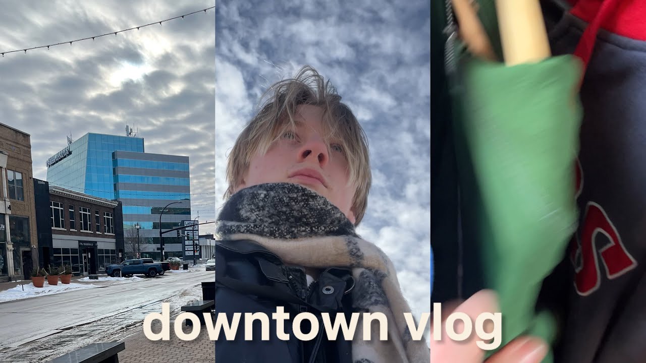 cafe study, thrifting, city walk | downtown vlog 🏙️