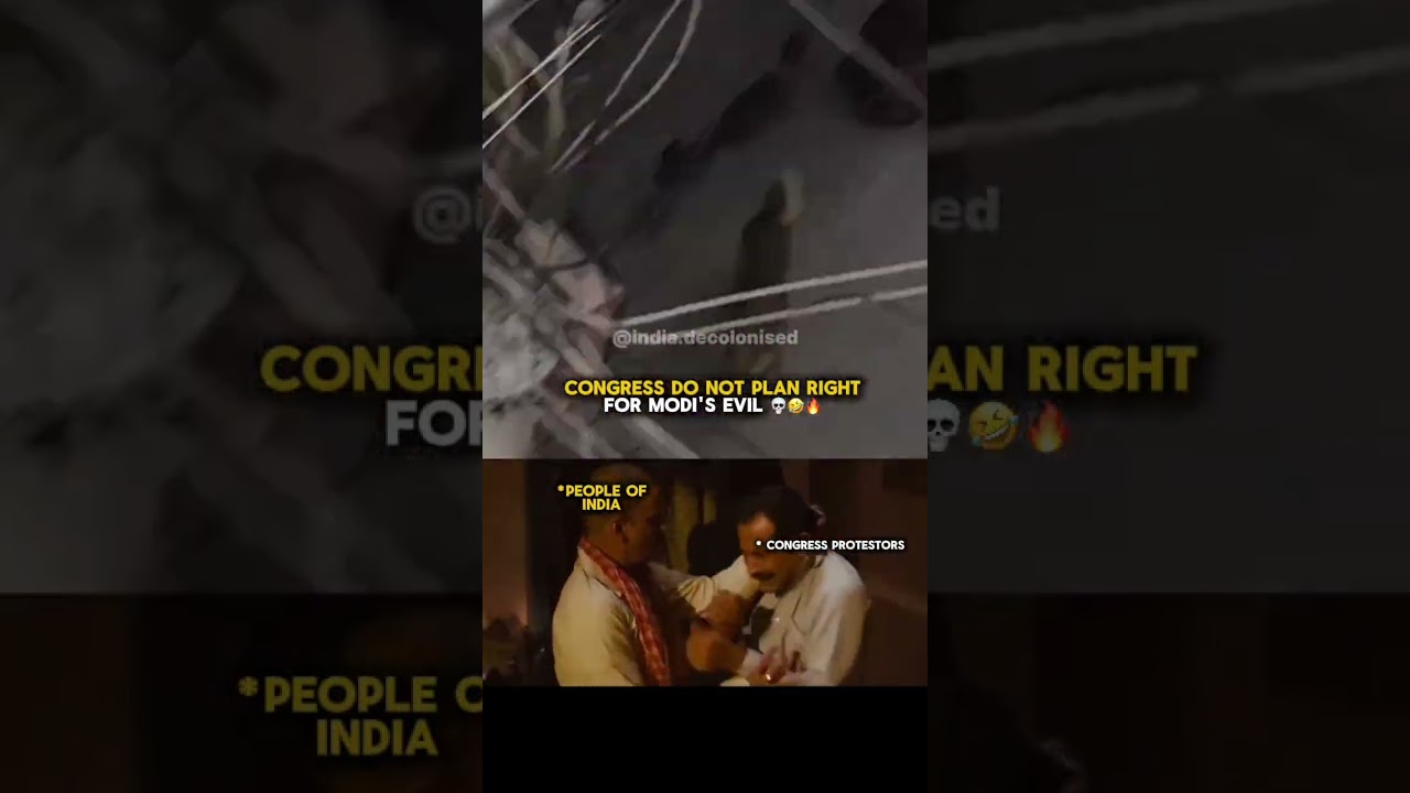 Congress do not plan right for Modi's evil 💀🤣