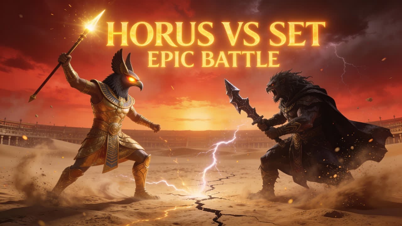 The Story of Horus | Egyptian Mythology Stories | Birth of Divine Kingship