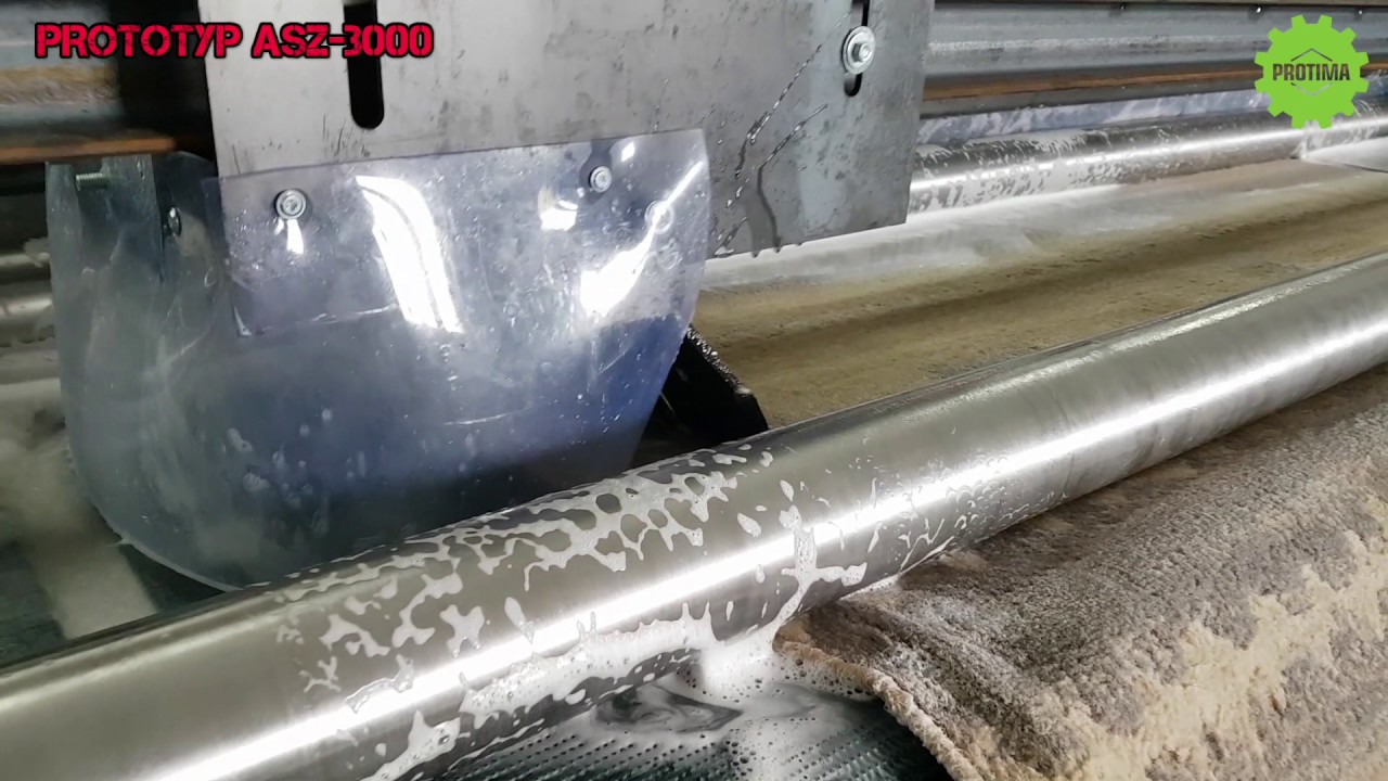 Protima Teppich Waschstrasse ASZ-3000 Teppichreinigung Bürsten Maschine