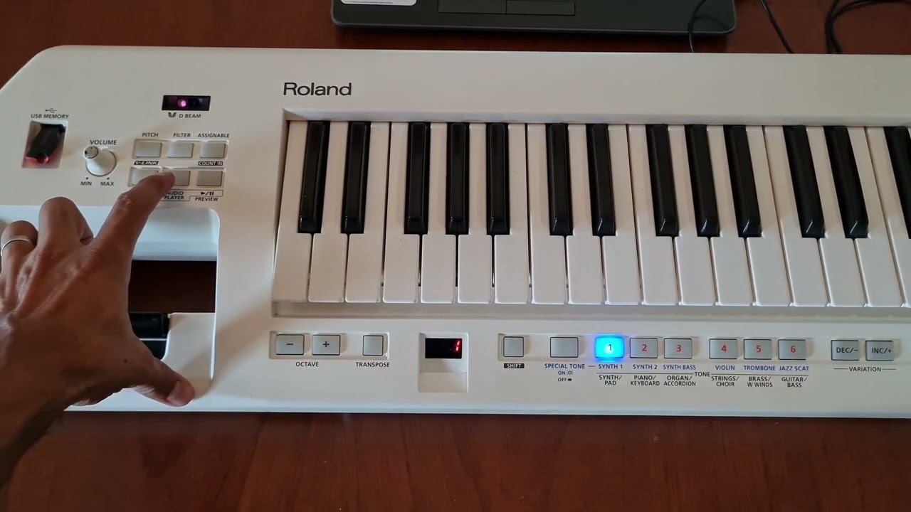 Roland Lucina | Como reproducir pistas y secuencias