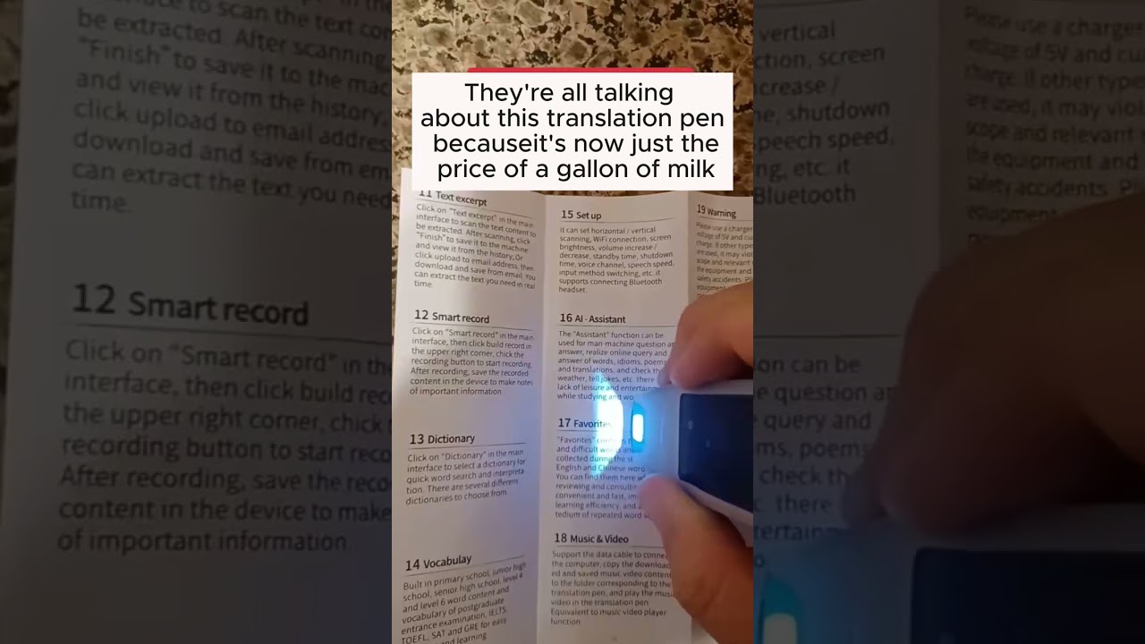 Multi-Language Translation Pen: A Cheap Learning Tool?#translationpen #languagetool