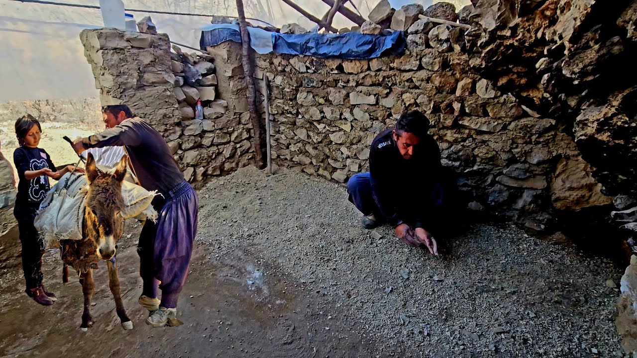 Cave life in the mountains | Cave reconstruction by Iranian nomads