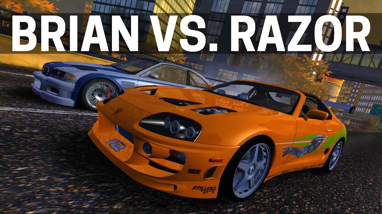 NFS Most Wanted - Brian O'Conner vs. Razor Full Race