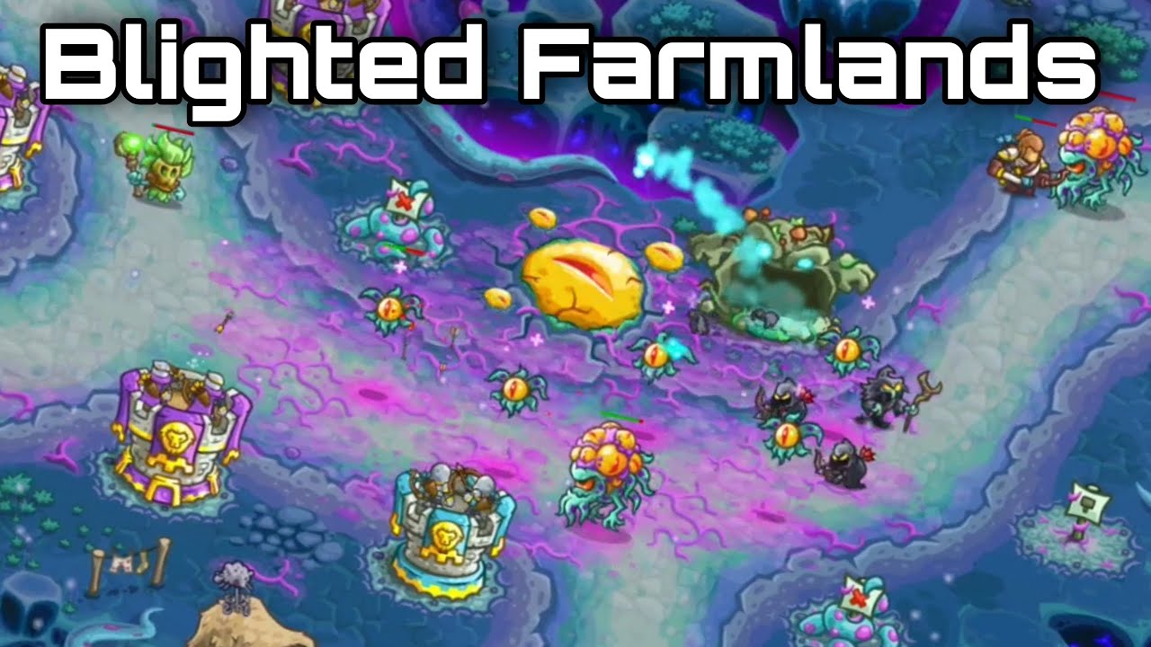 Kingdom Rush Alliance #12 | BLIGHTED FARMLANDS | Veteran 3 Stars NLL