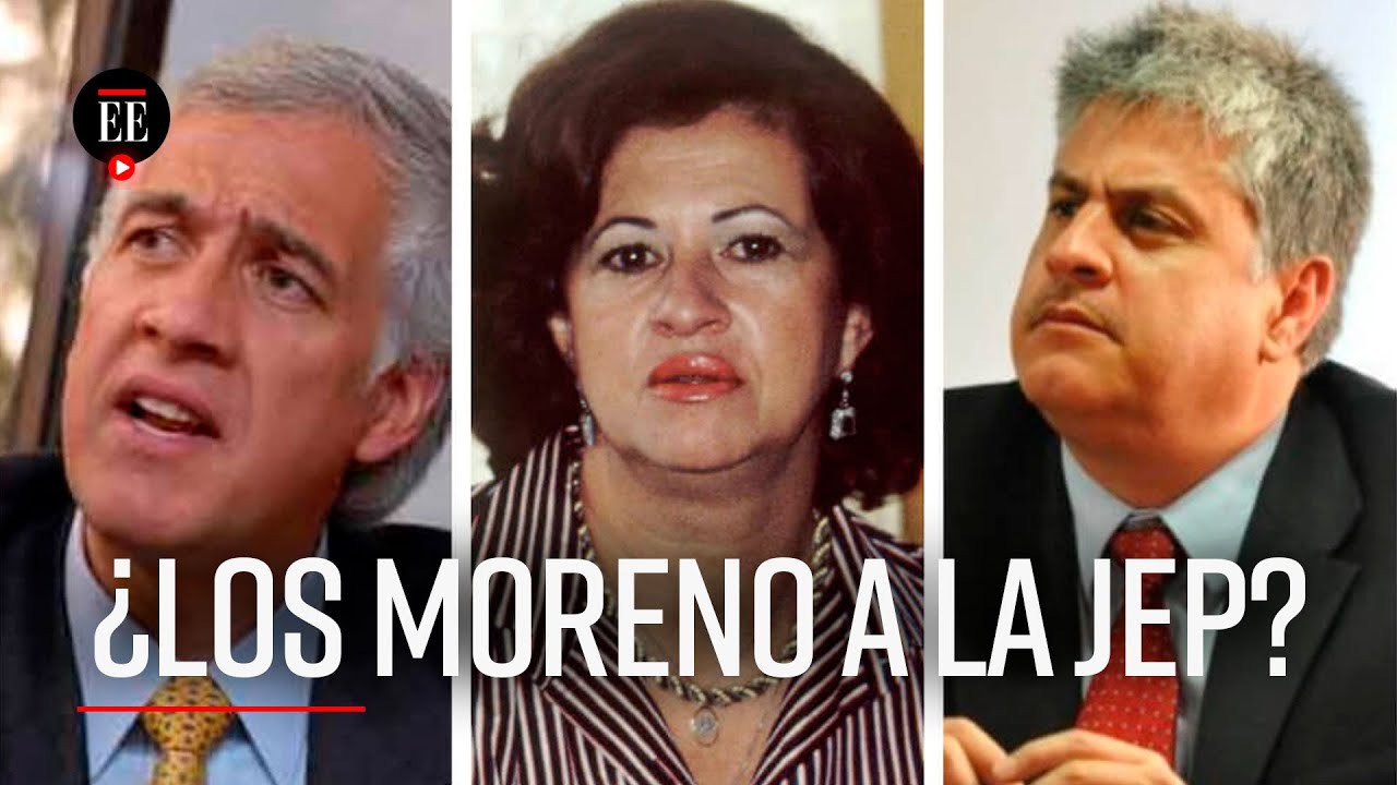 Samuel e Iván Moreno tocan la puerta en la JEP junto con su madre, la 