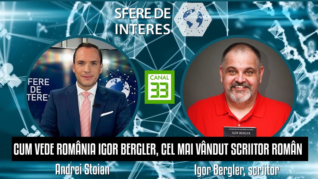 Cum vede România Igor Bergler, cel mai vândut scriitor român