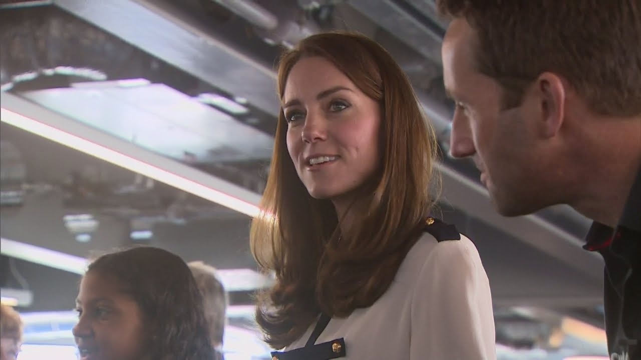 Kate visits Sir Ben Ainslie's America's Cup base in Portsmouth