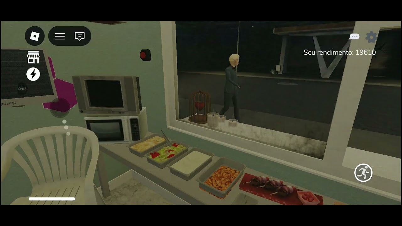 Jogando scary shawarma
