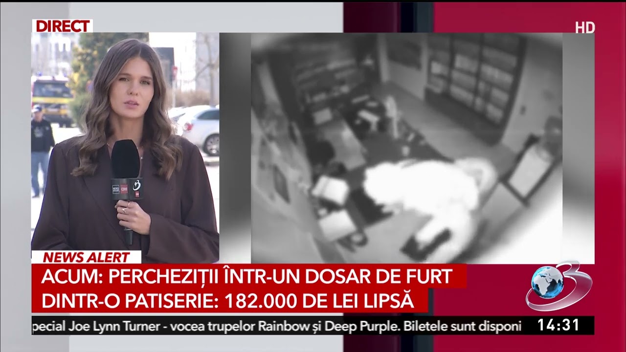 Percheziții într-un dosar de furt dintr-o patiserie: 182.000 de lei lipsă