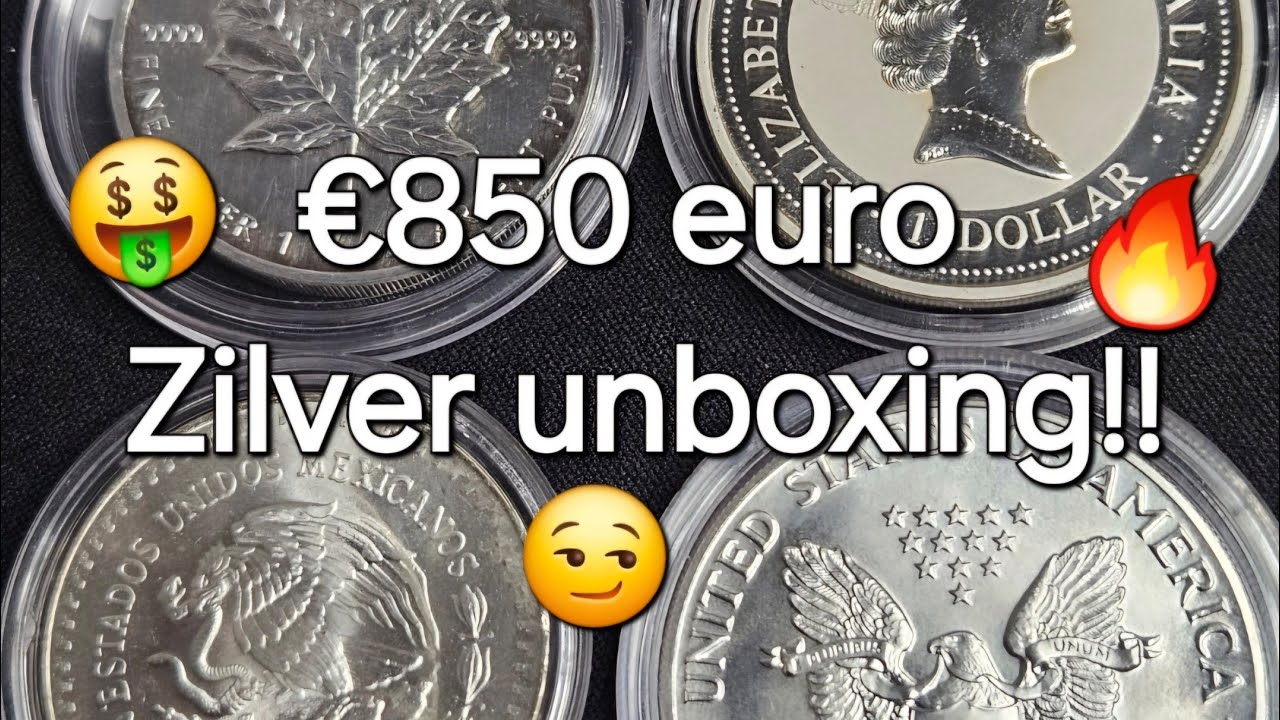 €850 euro zilver munten Unboxing!!