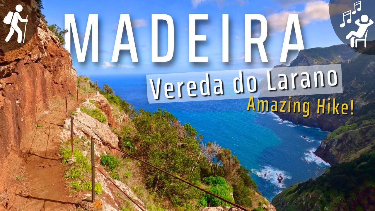 Experience this SPECTACULAR Coastal Hike  | Vereda do Larano | MADEIRA [Virtual Walk 4K]