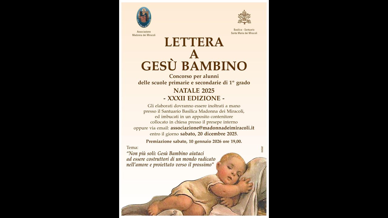 Lettera a Gesù Bambino - XXXII^  Edizione