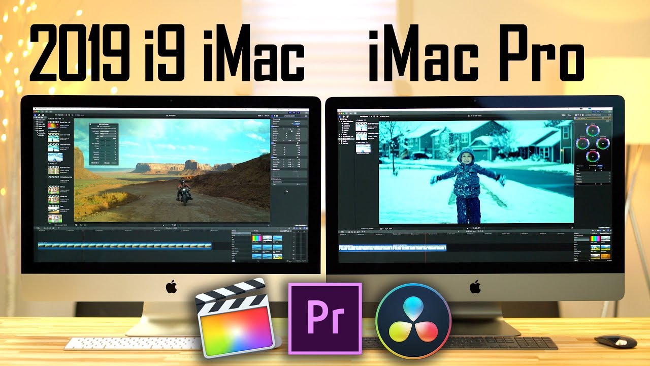 2019 i9 iMac vs iMac Pro - Video Editing Comparison!