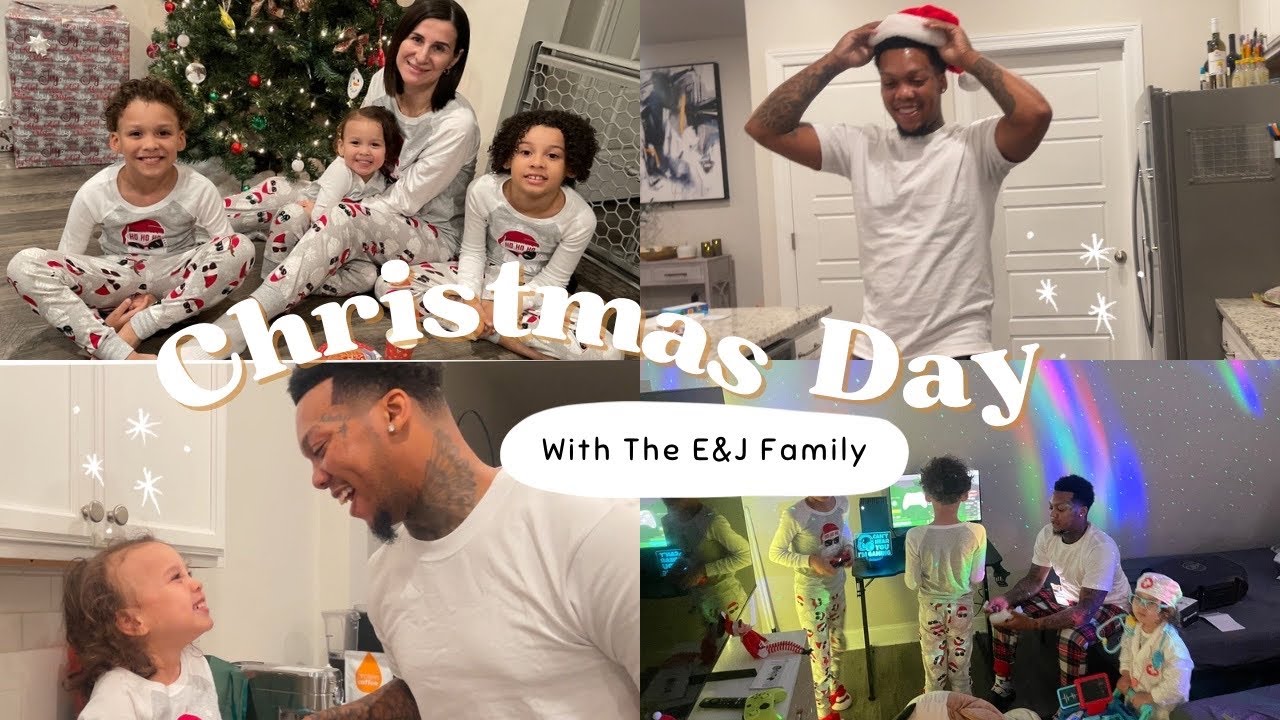 Christmas Eve | Opening Gifts With Our Kids 🎁🎄 | Day With The E&J Family
