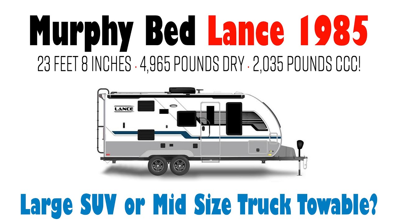 LANCE 1985 TRAVEL TRAILER WALK THROUGH: 4 Season Ready Under 24 Foot & 5,000 Pounds Dry Camper #RVer