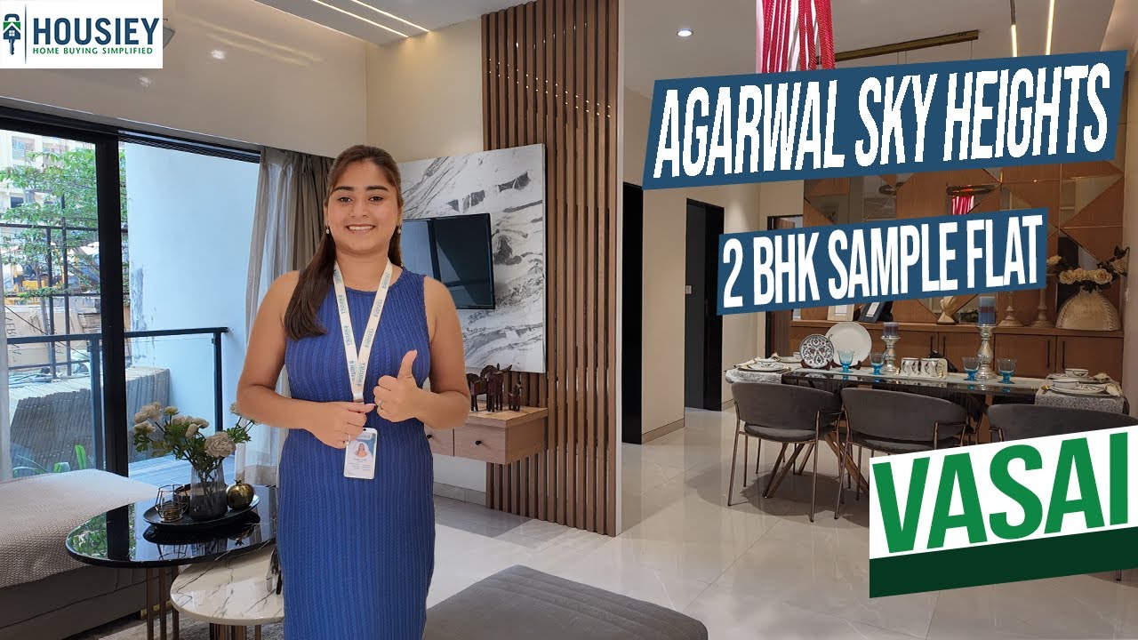 Agarwal Sky Heights | Luxury 2BHK Sample Flat Tour In Vasai East Mumbai | Location & Review 2025