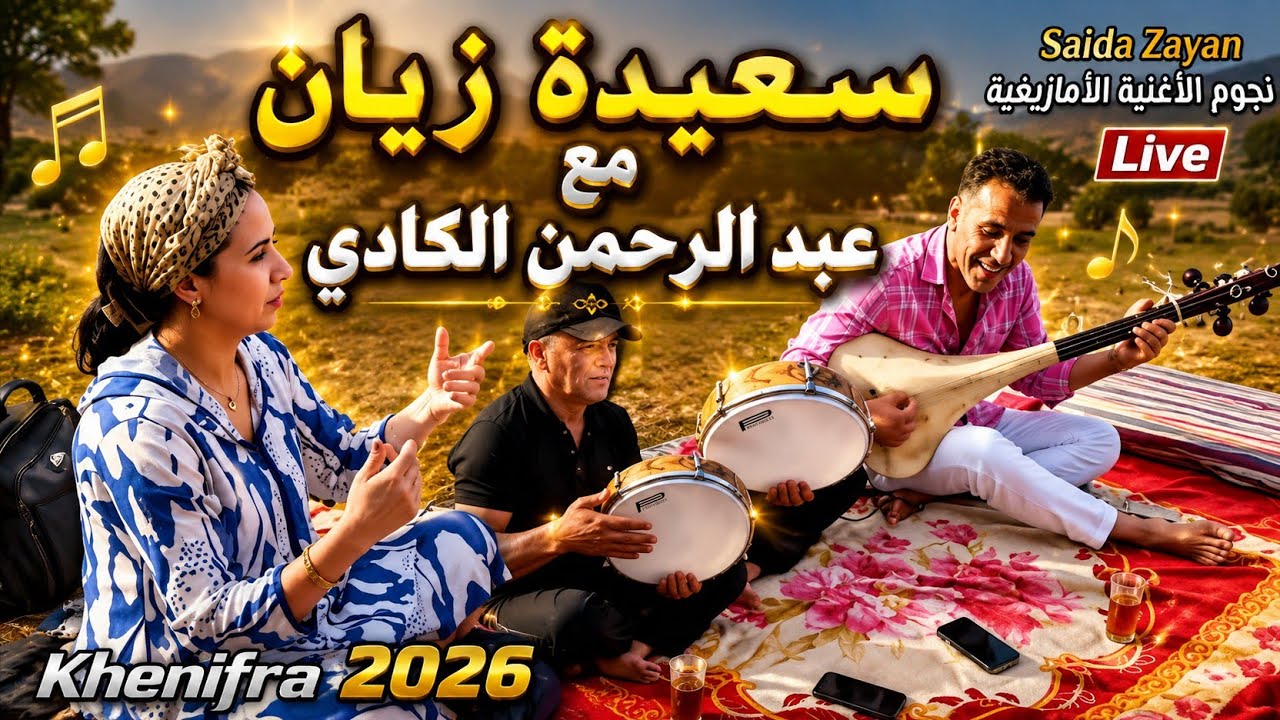 سعيدة زيان تُطرب الجبال: جلسة غنائية ساحرة من خنيفرة في قلب الأطلس (جديد اغاني امازيغية)