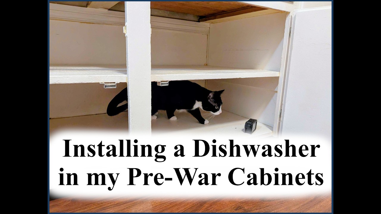 Kitchen Remodel: Installing a Dishwasher in Pre-War/Art-Deco Cabinets
