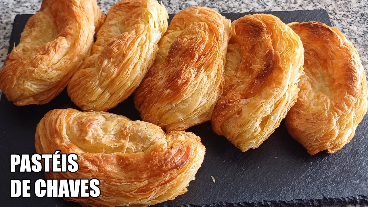 PASTÉIS de CHAVES | Iguaria Tradicional Portuguesa #pasteis #receitaportuguesa #pastelaria #petiscos