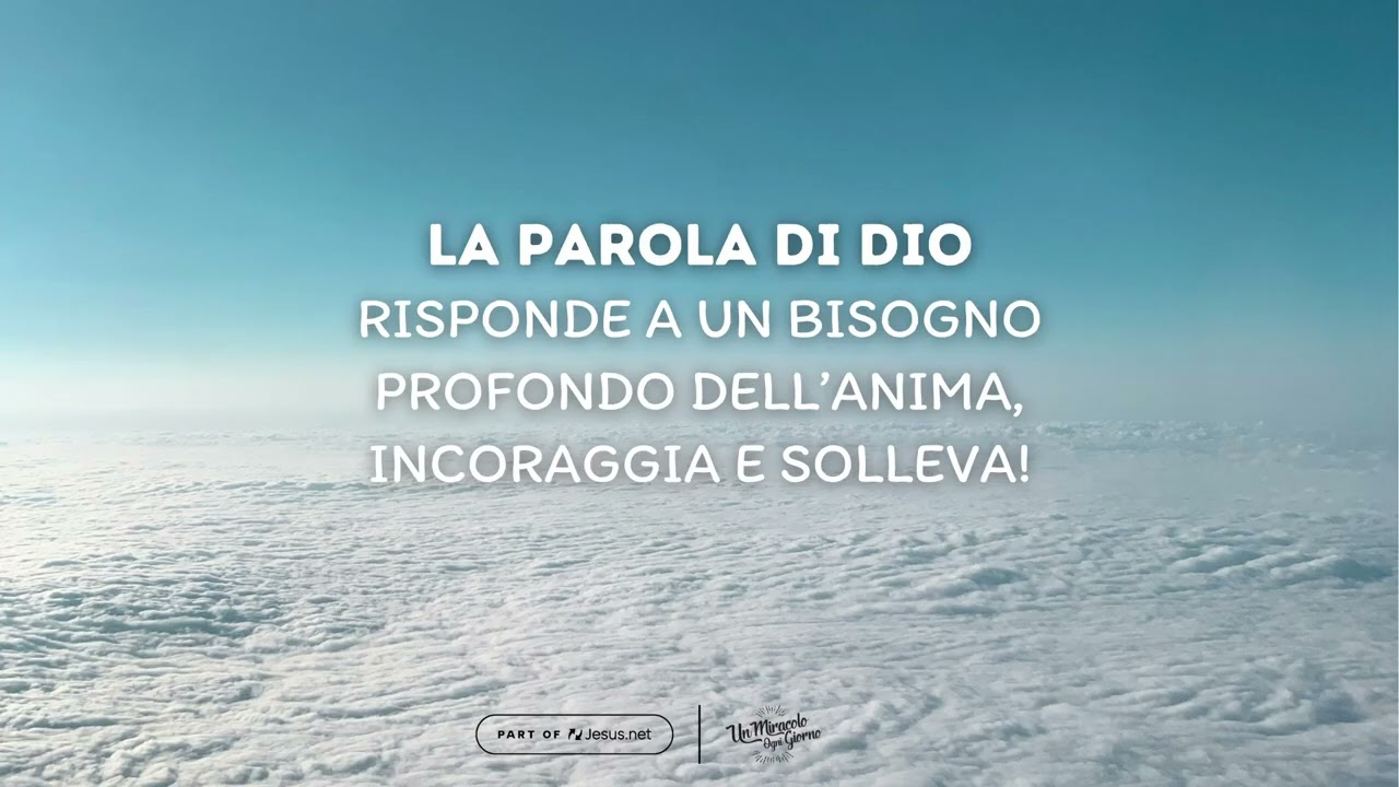 Senti la fame di Dio?| Un miracolo ogni giorno.
