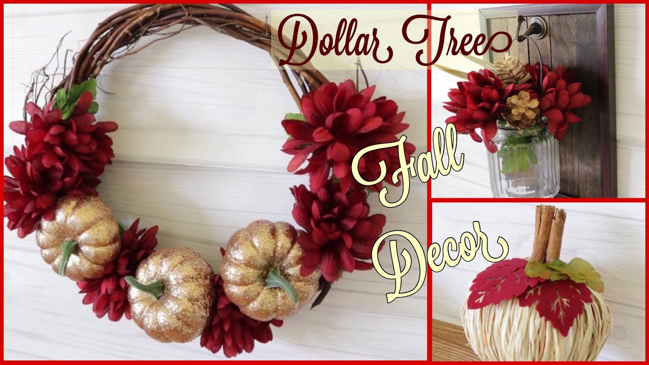 Dollar Tree DIY Fall Decor | Easy Fall Decor Ideas