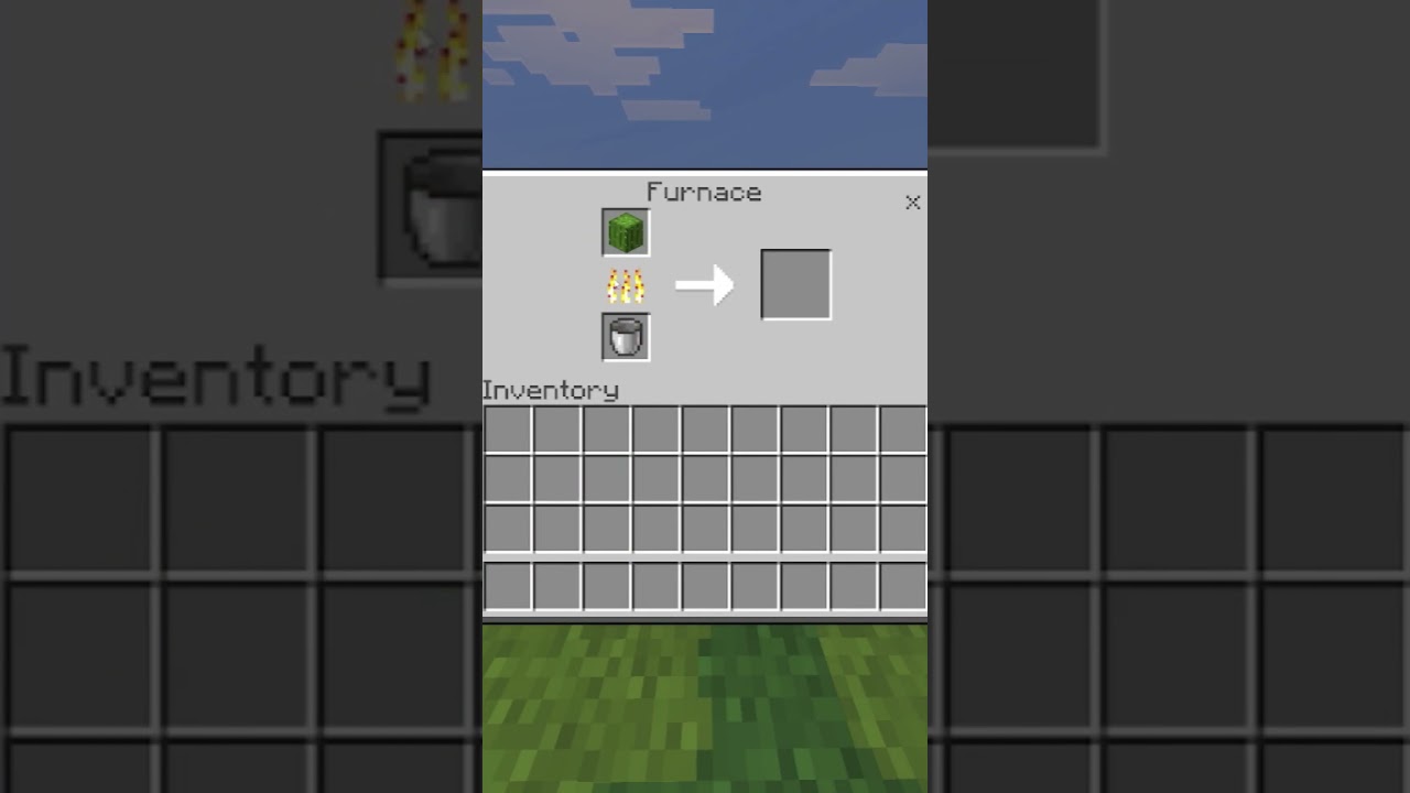How To Get Green Dye With Smelting In Minecraft #Shorts