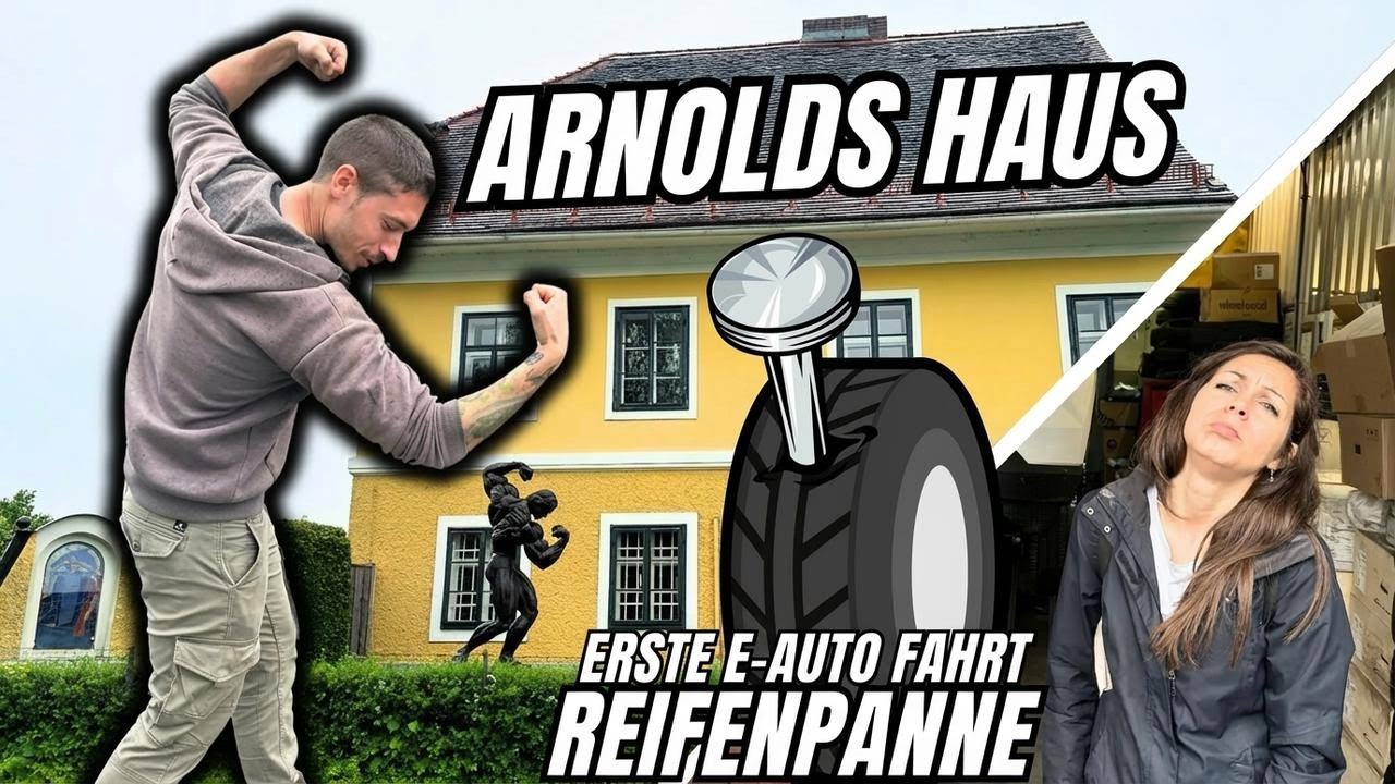 Pechstr&auml;hne auf dem Roadtrip im E-Auto zu Arnold Schwarzenegger