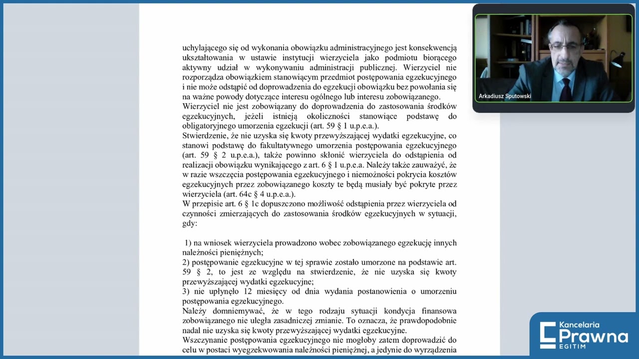 mgr Arkadiusz Sputowski -   Ryzyka w procesach dochodzenia należności publicznoprawnych w gminach