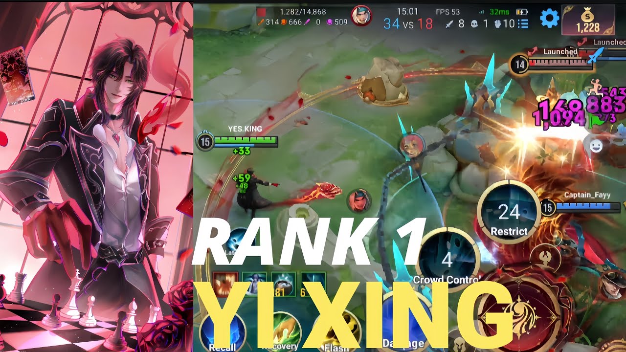 Top1 Yixing Plays ! FPS 60 + music 😍