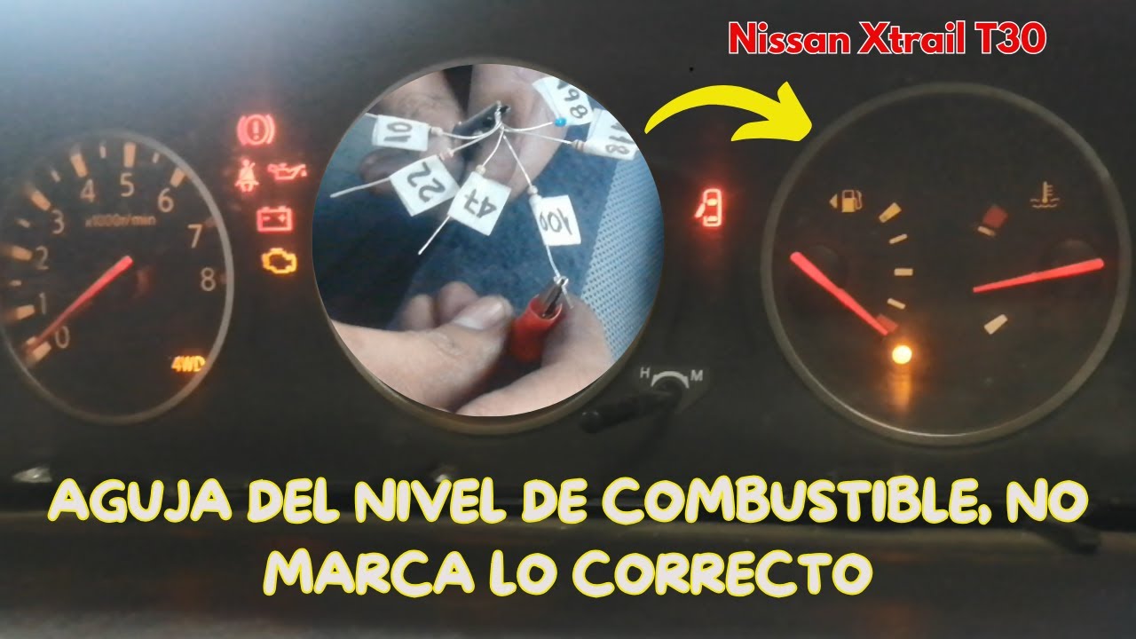 TANQUE DE COMBUSTIBLE POR COMPLETO VACIO, PERO LA AGUJA NO MARCA LO MISMO-NISSAN XTRAIL T30