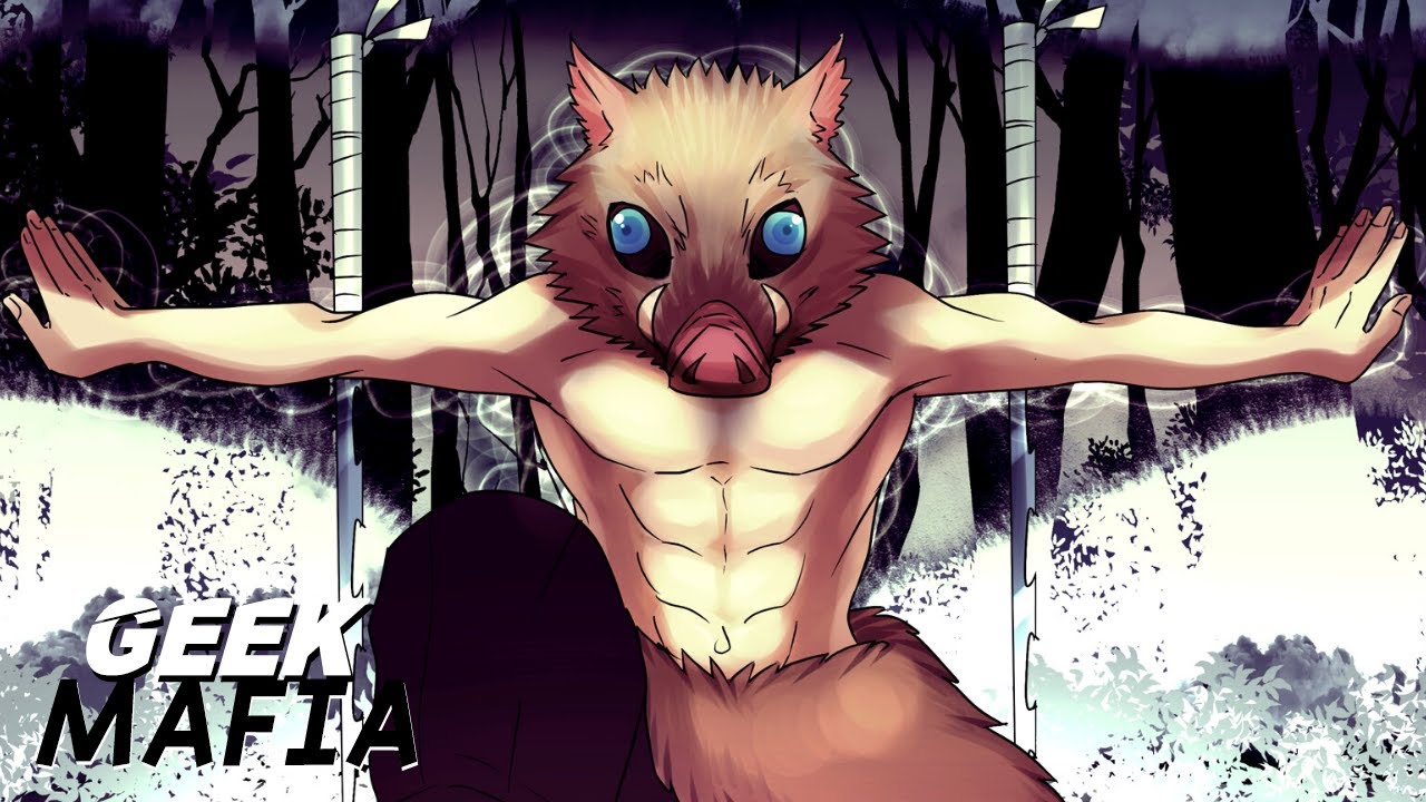 Rap do Inosuke Hashibira 🐗⚔ (Kimetsu no Yaiba) | RESPIRAÇÃO DA FERA | Geek Mafia - Benja