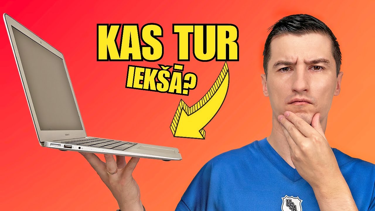 Kā strādā dators? Es izjaucu MacBook Air, lai jums to parādītu.
